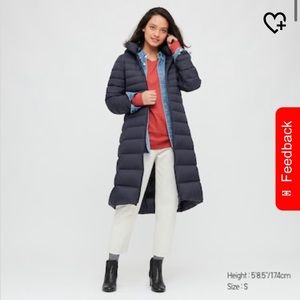 Uniqlo ultra light down long jacket